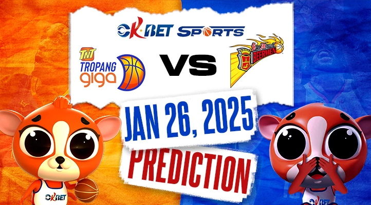 tnt vs san miguel beermen pba match prediction on january 26, 2025
