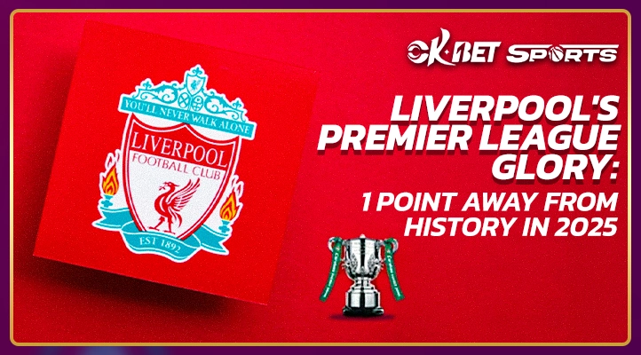logo of liverpool and trophy of premier league